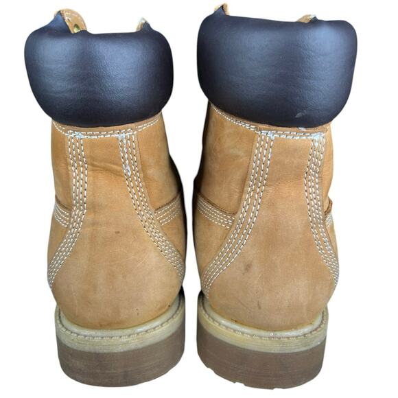 Timberland Men’s Premium 6” Wheat Nubuck Lace Up Boot Size US 12 - Picture 8 of 11